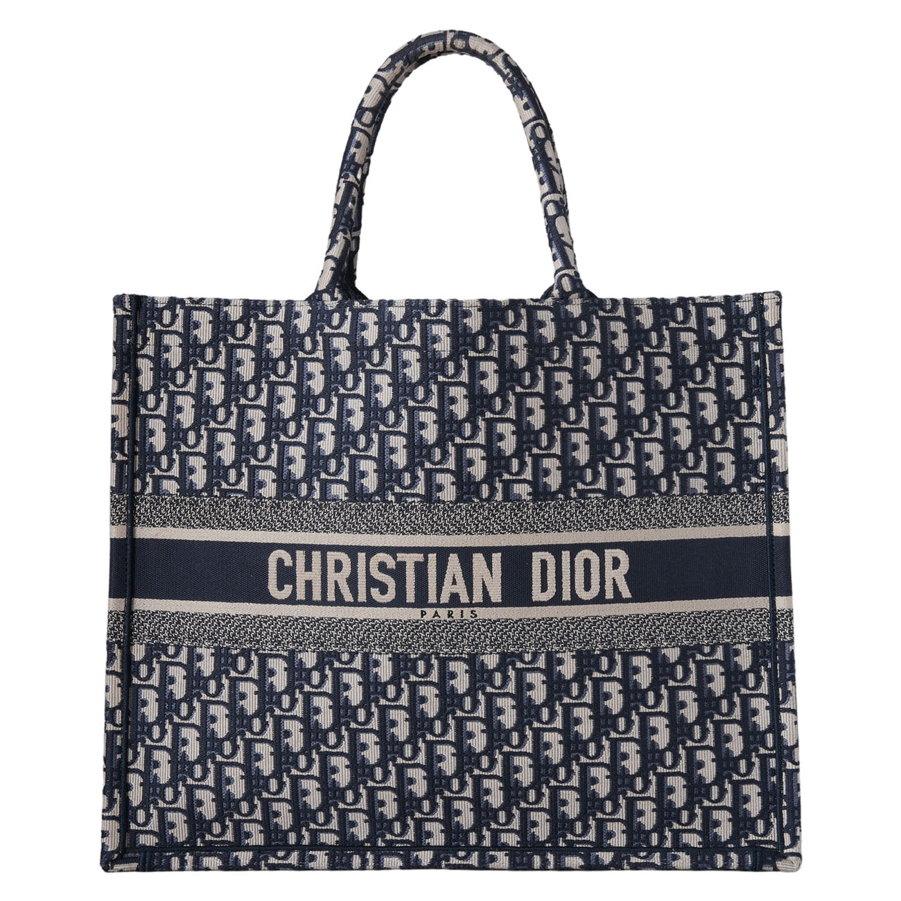 CHRISTIAN DIOR(USED)크리스찬디올 오블리크 북토트 라지백